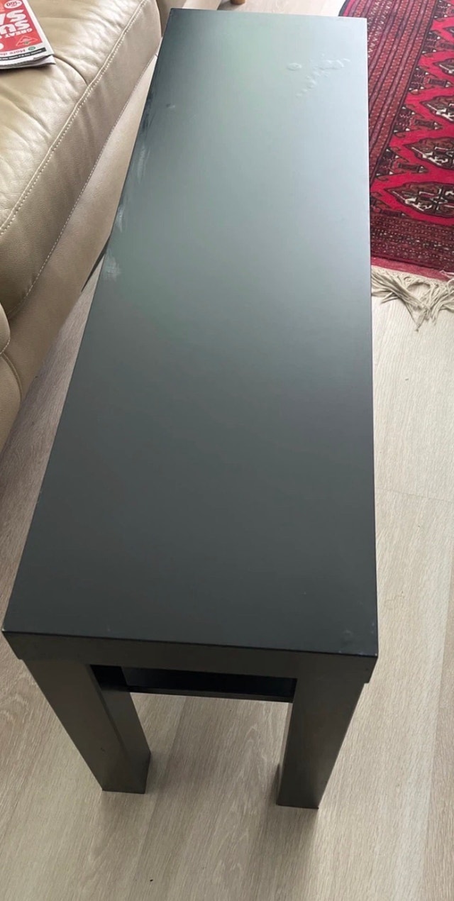 IKEA Black Side Table - photo 3