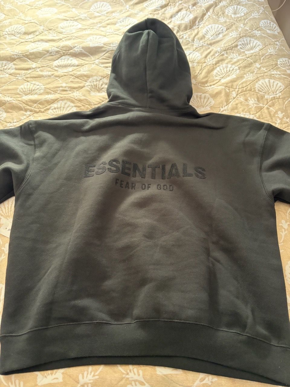 Full black Essentials Fear Of God hoodie - photo 3