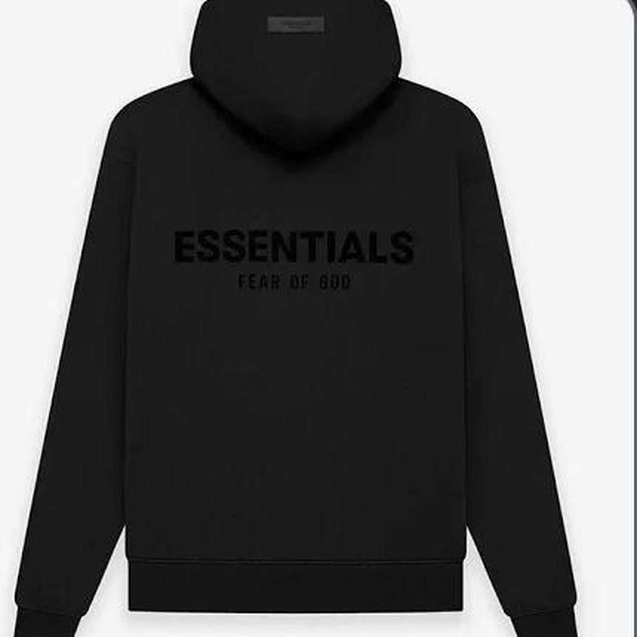 Full black Essentials Fear Of God hoodie - photo 5