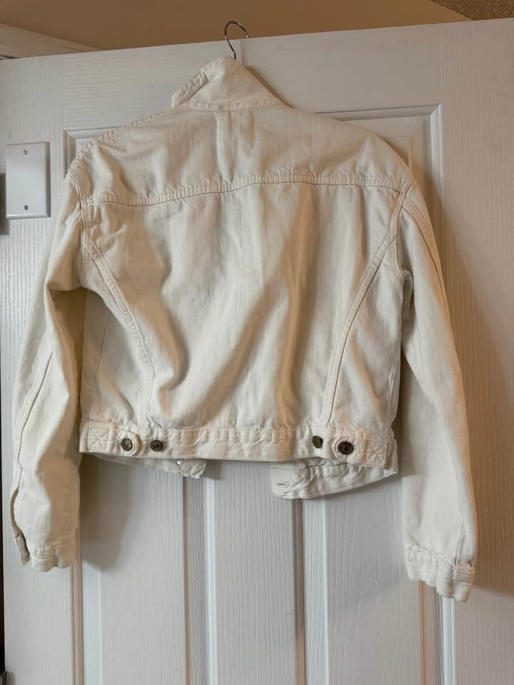 Zara Women’s XS white Jean jacket - photo 5