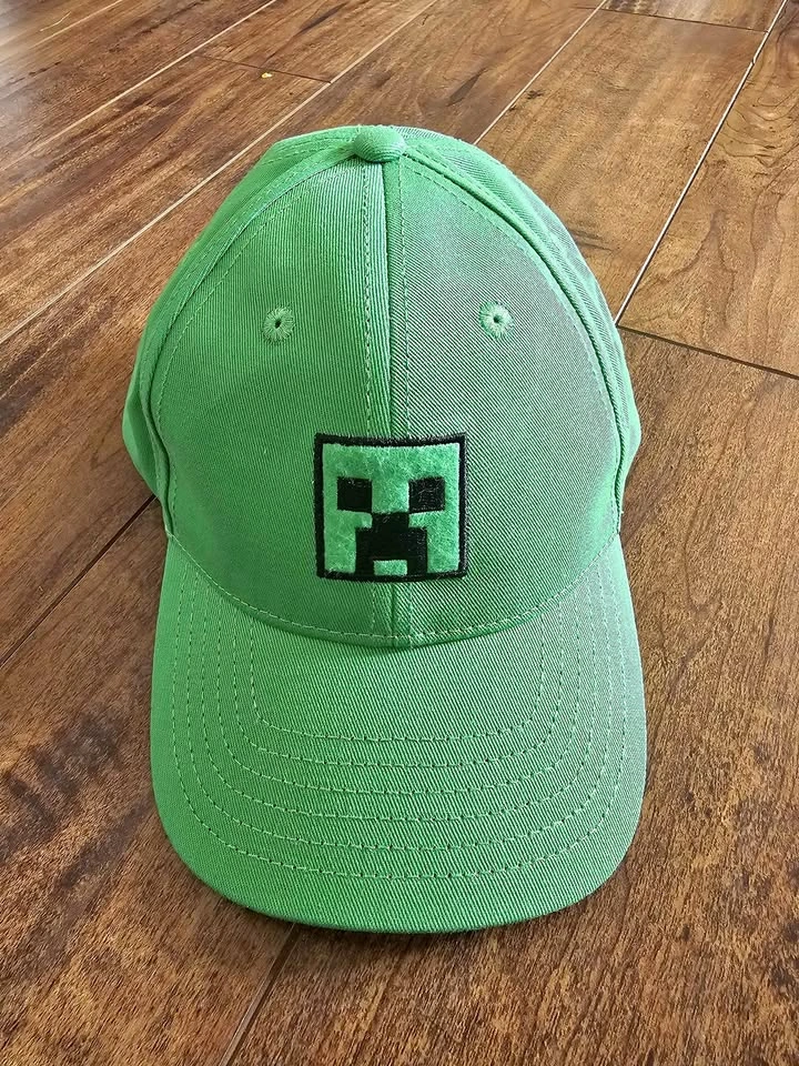 Minecraft Creeper Kids Baseball Cap