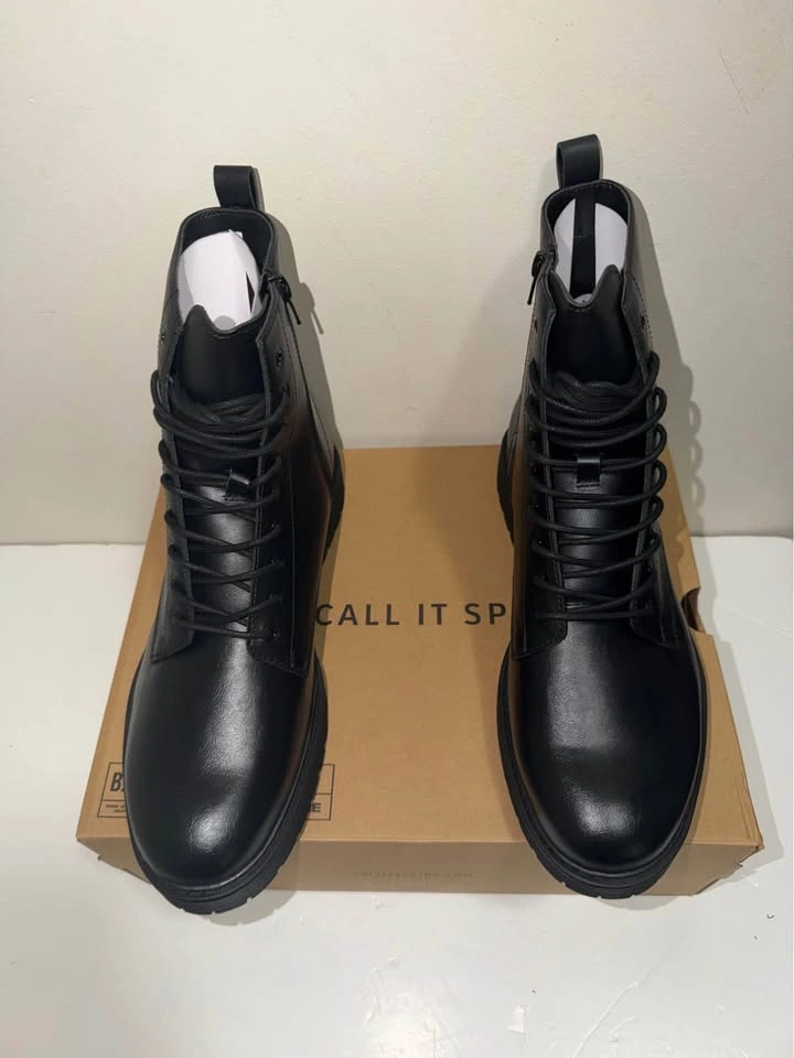 New Call It Spring Men Vegan Combat Boots. Size 11 & 12 US. - photo 3