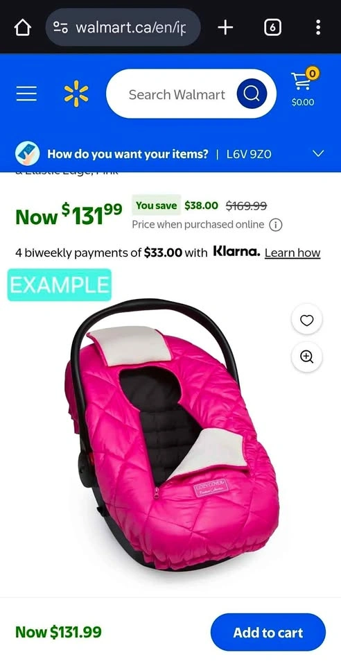 Cozy Cover Premium Collection Baby Car Seat Cover