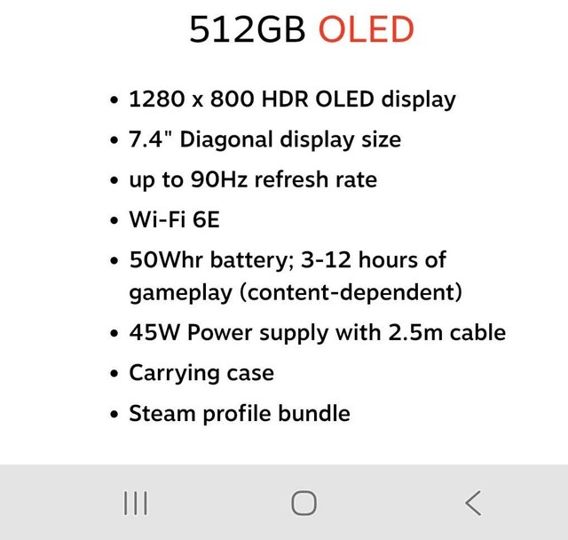 VALVE Steam Deck OLED 512GB - photo 4