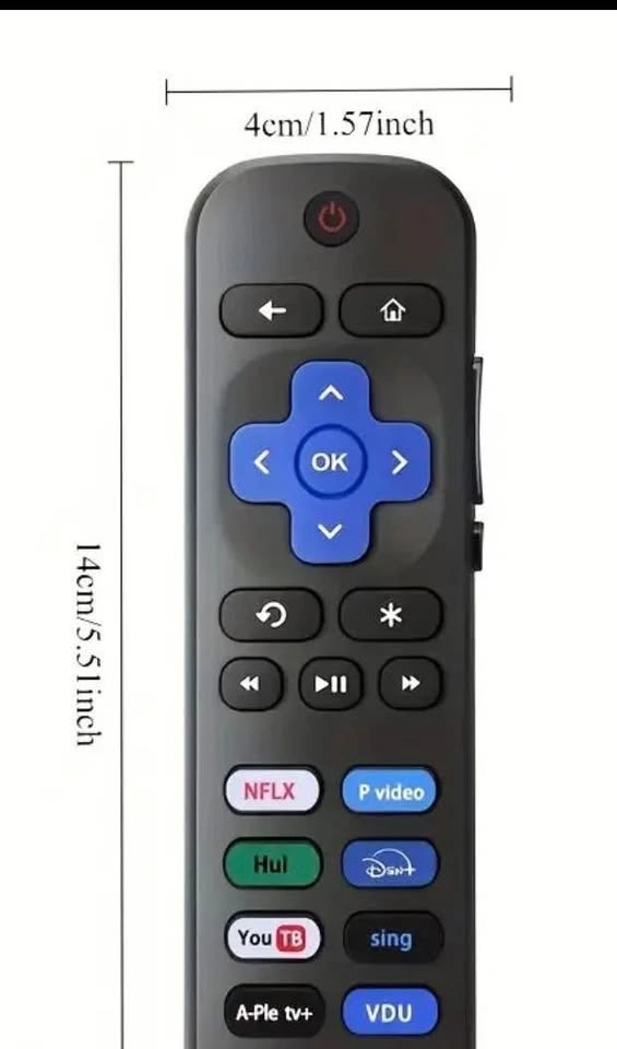 Remote Control Only Use for Roku TV Hisense/TCL/Onn/Sharp/RCA - photo 4