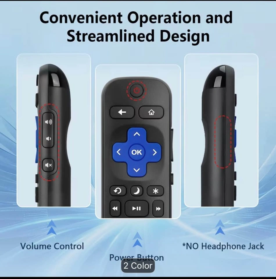 12 shortcut buttons Replacement Remote Control for Roku TV - photo 4