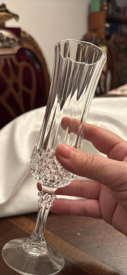 Set of 4 Crystal Champagne Flutes - photo 2