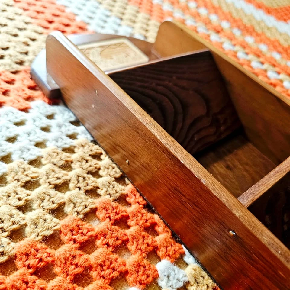 70s Duck Carving Vintage Wooden Mail Organizer & Key Rack - photo 5