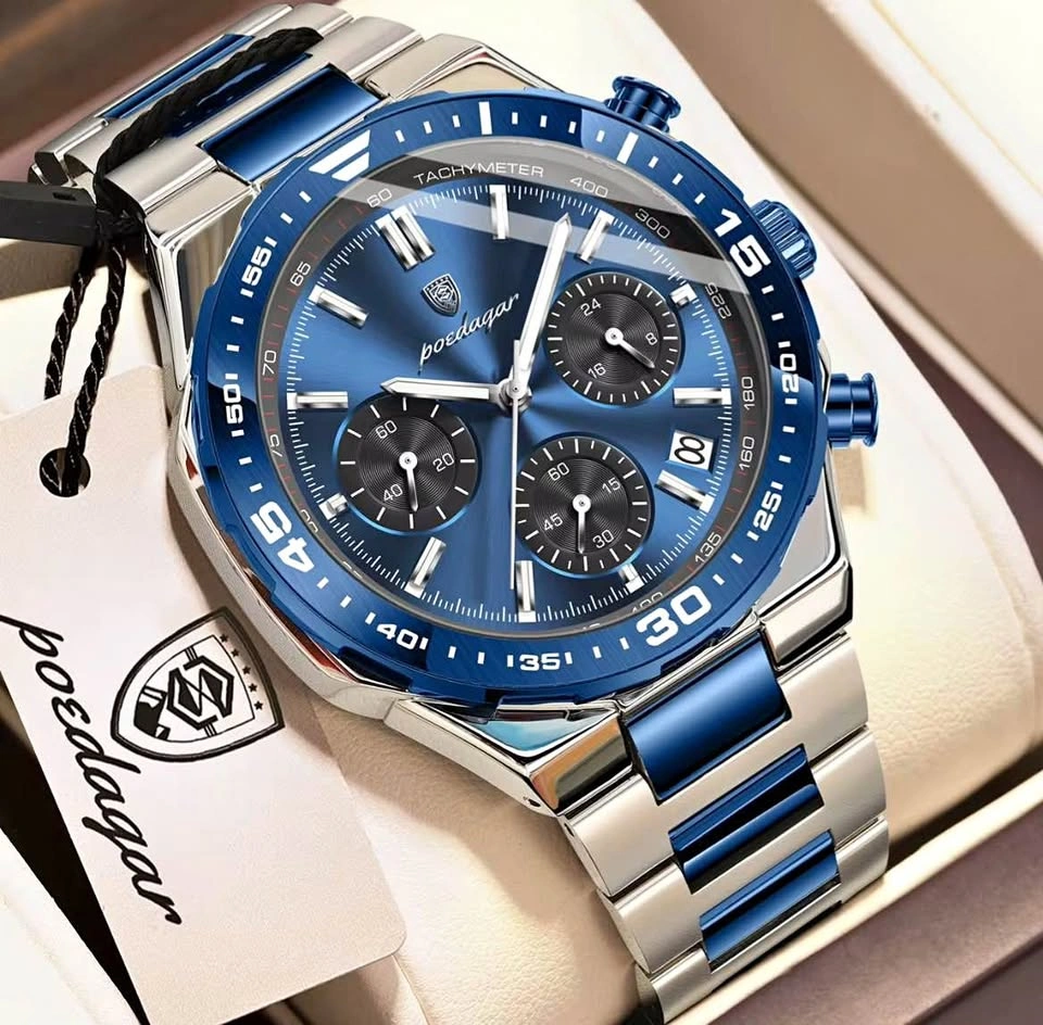 Poedagar Men's Chronograph Watch