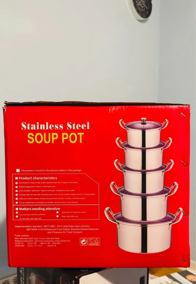 STAINLESS STEEL SOUP POT image indicator(2)