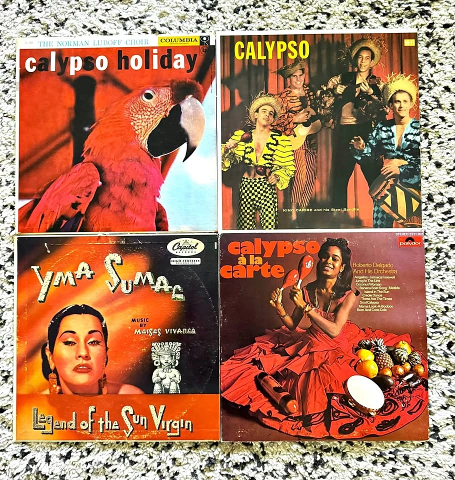 Calypso vinyl records $5