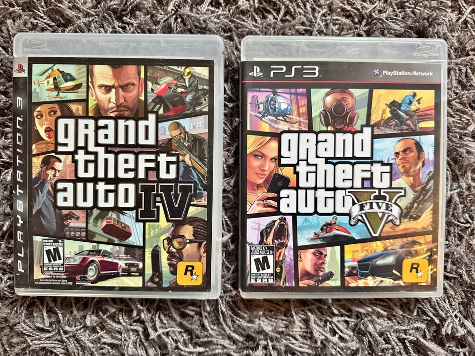 GRAND THEFT AUTO IV & V PS3