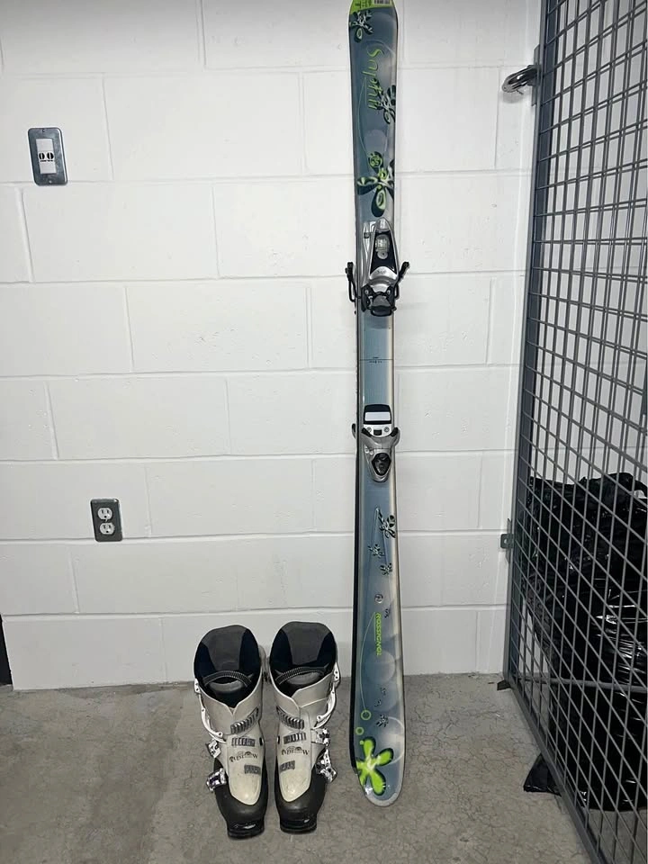 Skis and boots