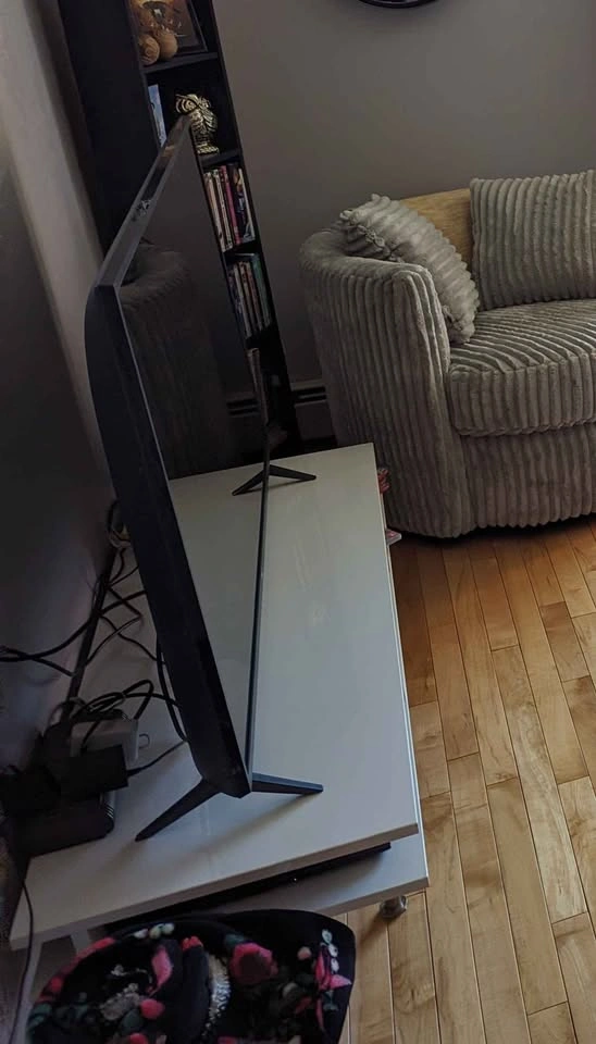 Wood and metal TV bench - photo 5