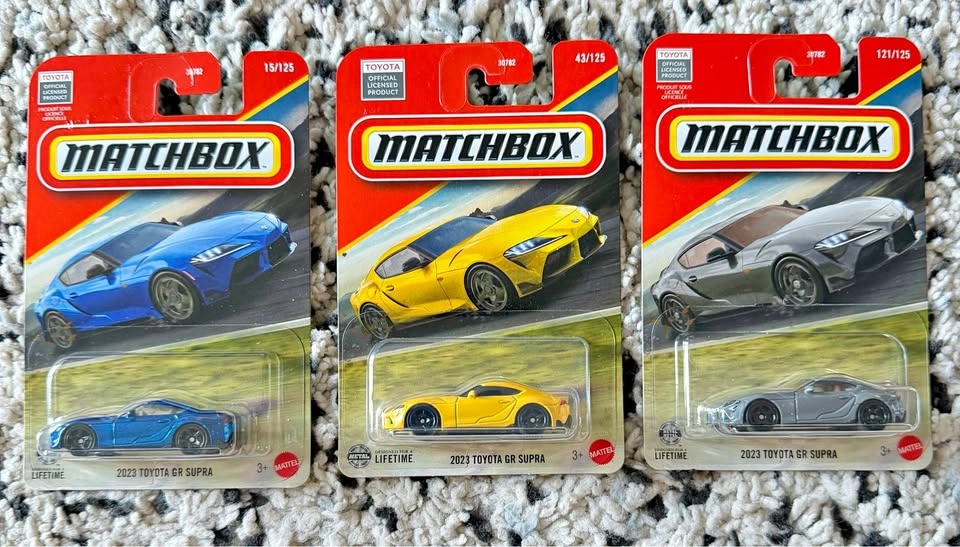 Matchbox Toyota GR Supra Set