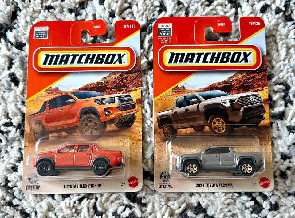 Matchbox Toyota Pickup Truck Set (Toyota Tacoma & Toyota Hilux)