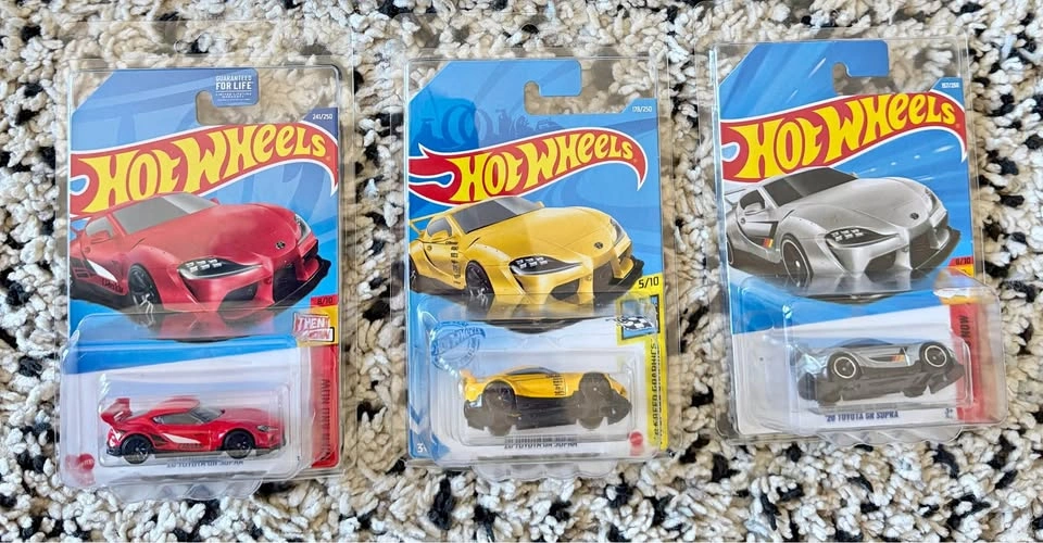 Hot Wheels Toyota GR Supra Set