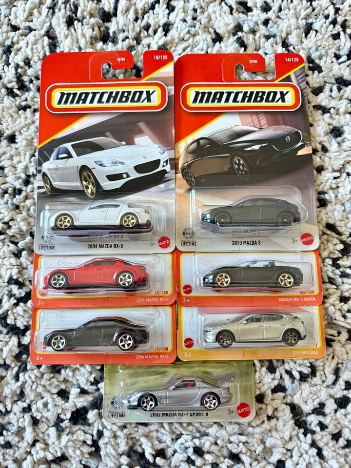 Matchbox Mazda Set