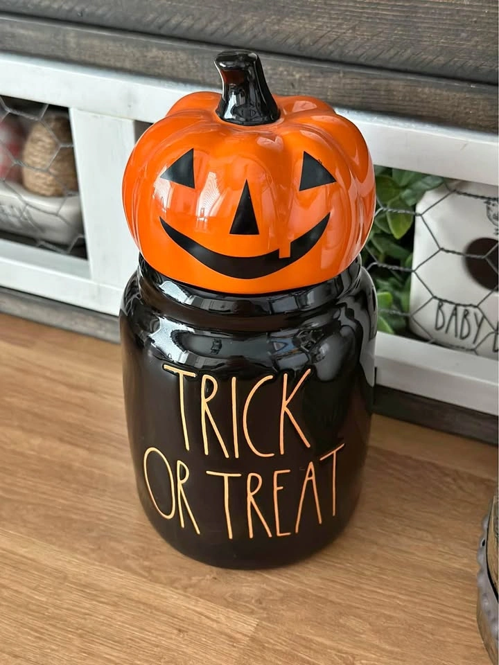 Rae Dunn Trick Or Treat Mini Canister 🎃