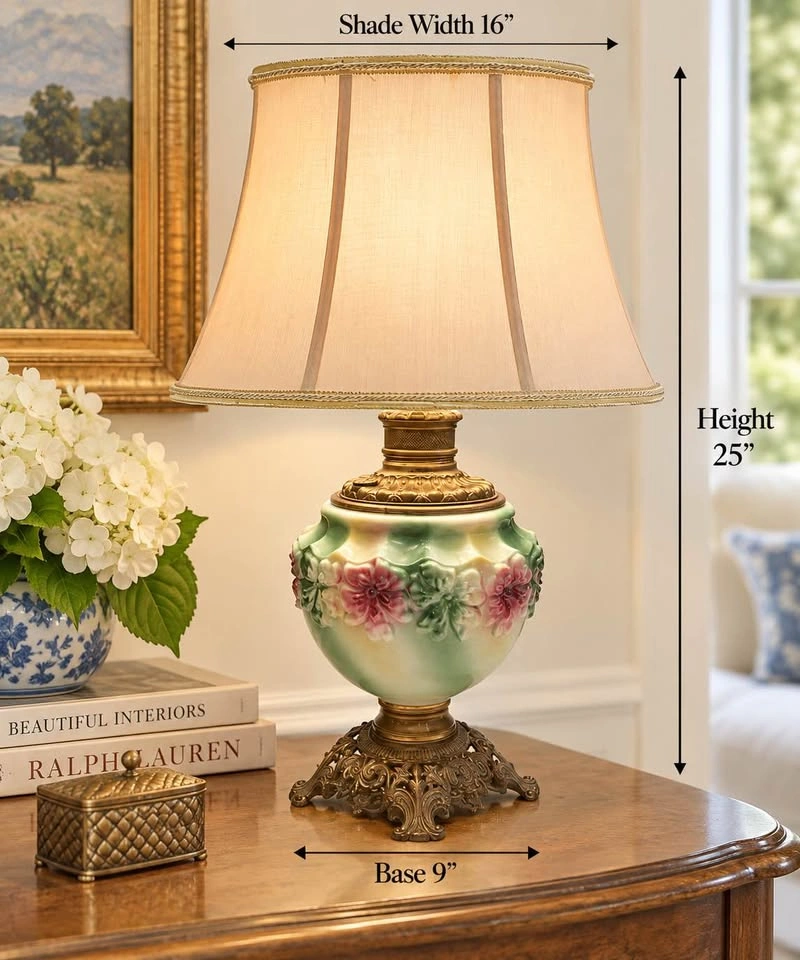 Vintage Hurricane Lamp “ Gone With The Wind “ - photo 2