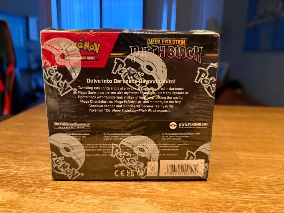 Pokemon Pitch Black Booster Box (has rip) - photo 2