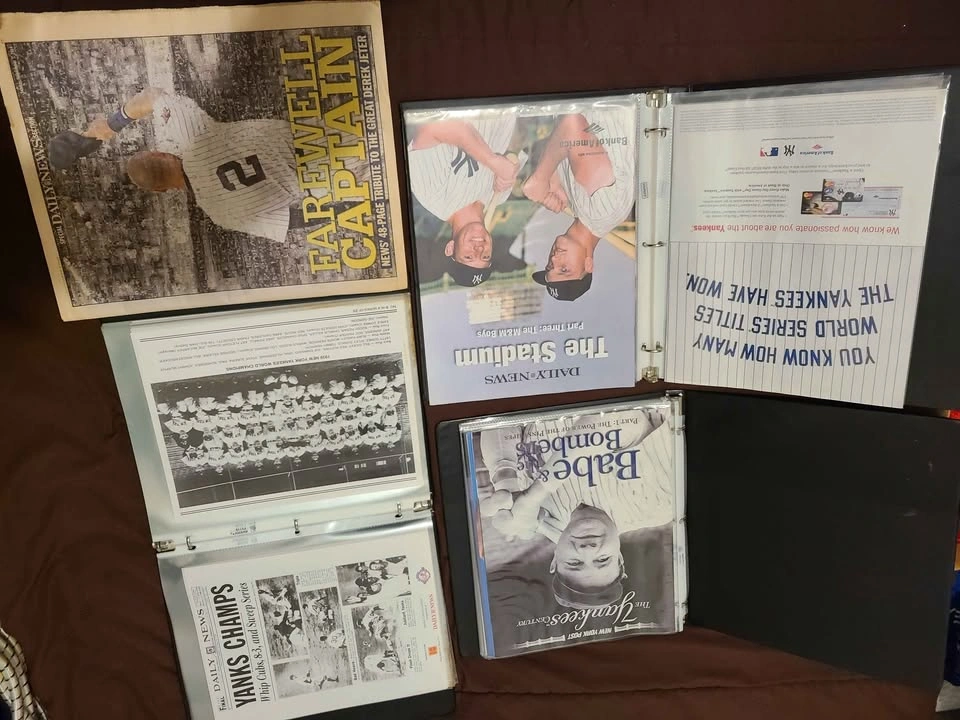 3 binders yankees magazine - photo 2