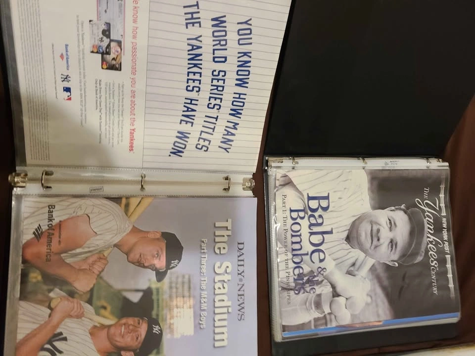 3 binders yankees magazine - photo 3