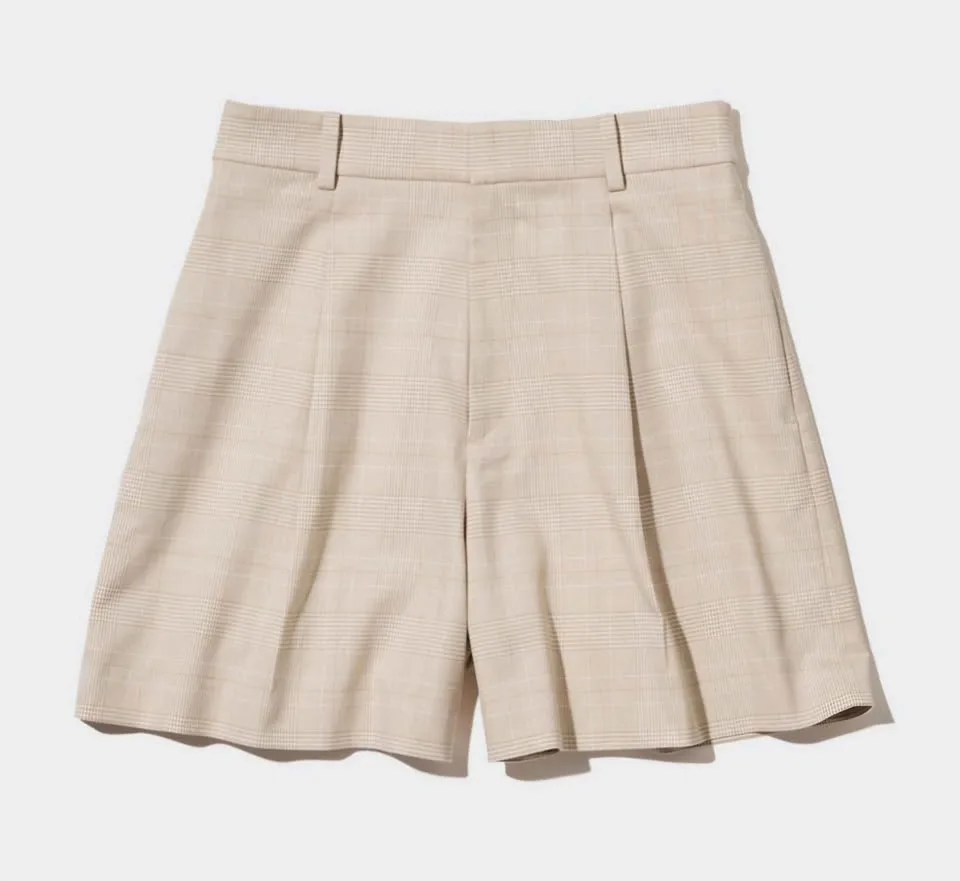 Uniqlo Smart Tucked Short (Checked) size L - photo 2