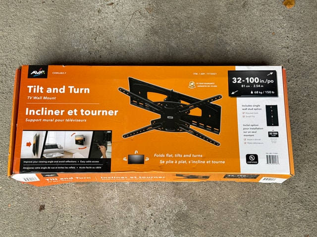 NEW Tilt and Turn TV Mount up to 100”