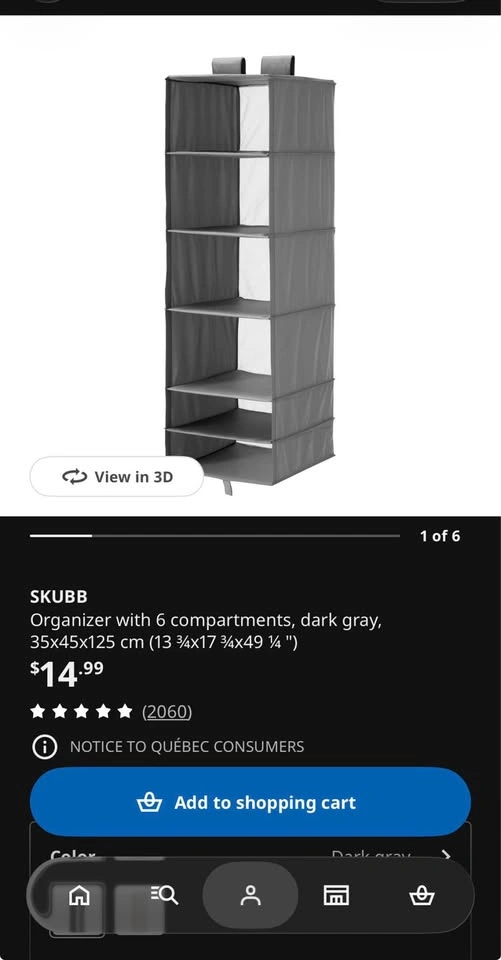 IKEA RIGGA Clothes Rack and SKUBB Hanging Organizer - photo 3