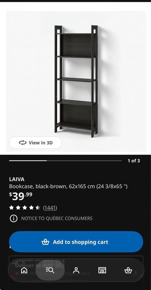 IKEA LAIVA Bookcase - photo 2