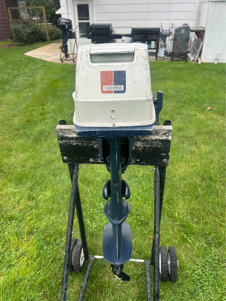 Evinrude 6 hp outboard boat motor - photo 4