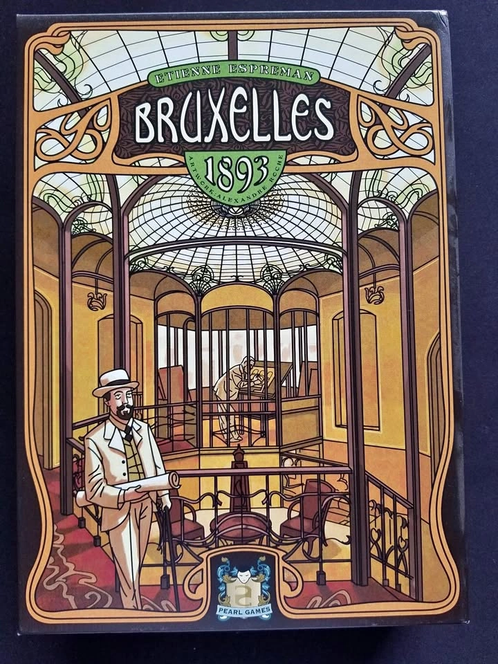 Bruxelles 1893 board game in English (Pearl Games + Asmodee)