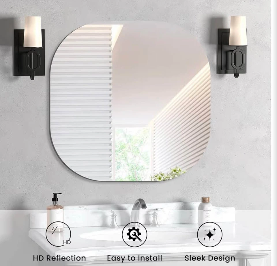 New in Box VASUHOME Frameless Mirror 20x20 - photo 3