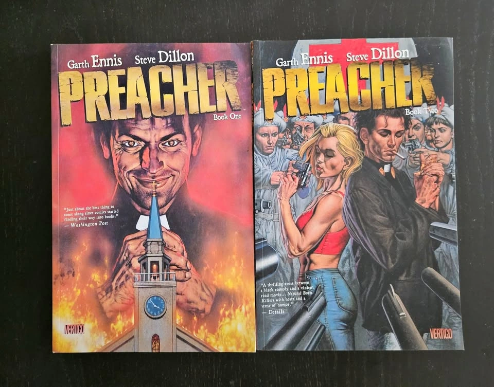 Preacher Books 1 and 2 by Garth Ennis