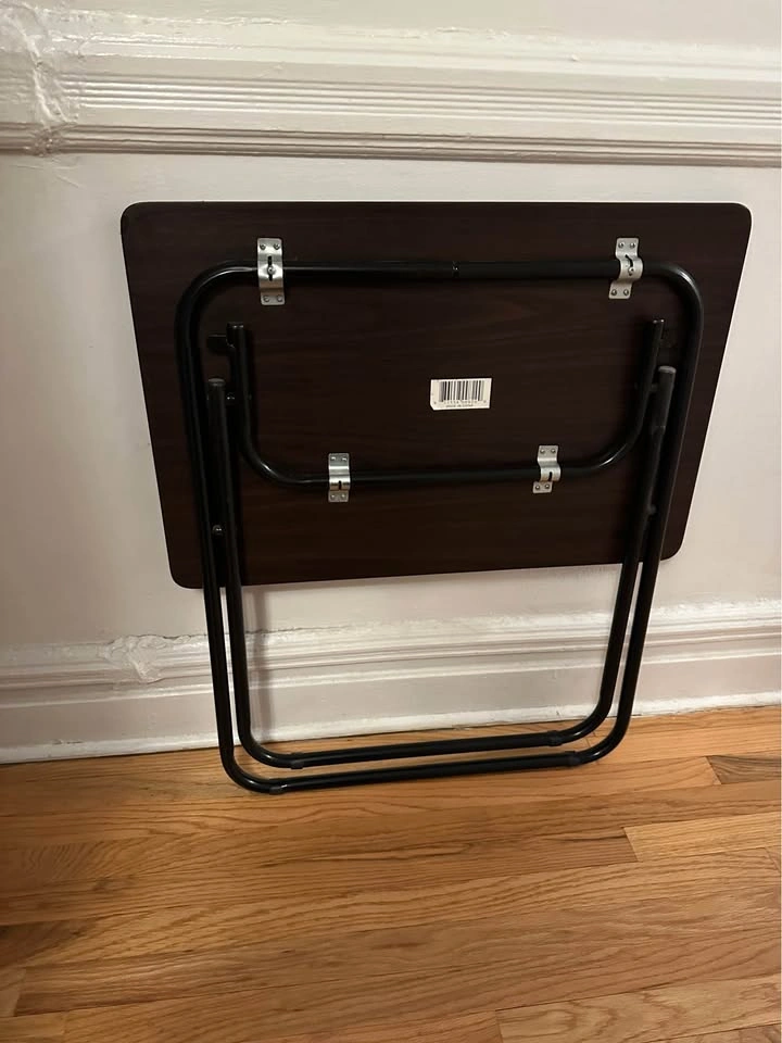 Espresso Colored Wood Grain Folding Table - photo 3