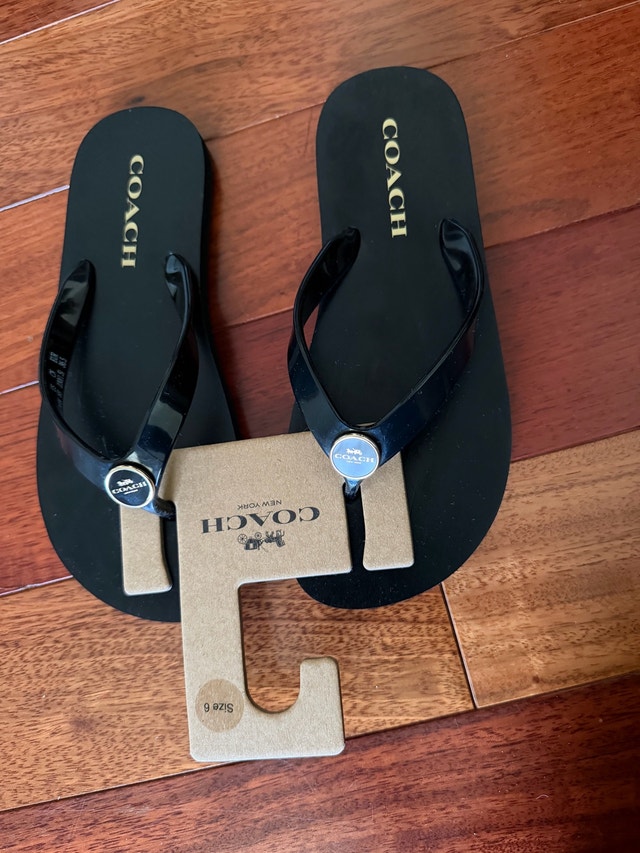 Coach Flip Flops