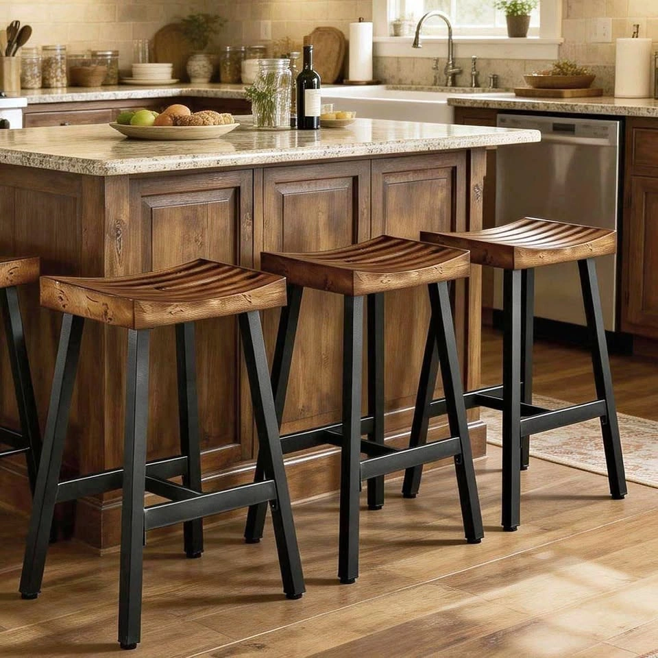 Set of 3 bar stools 25”