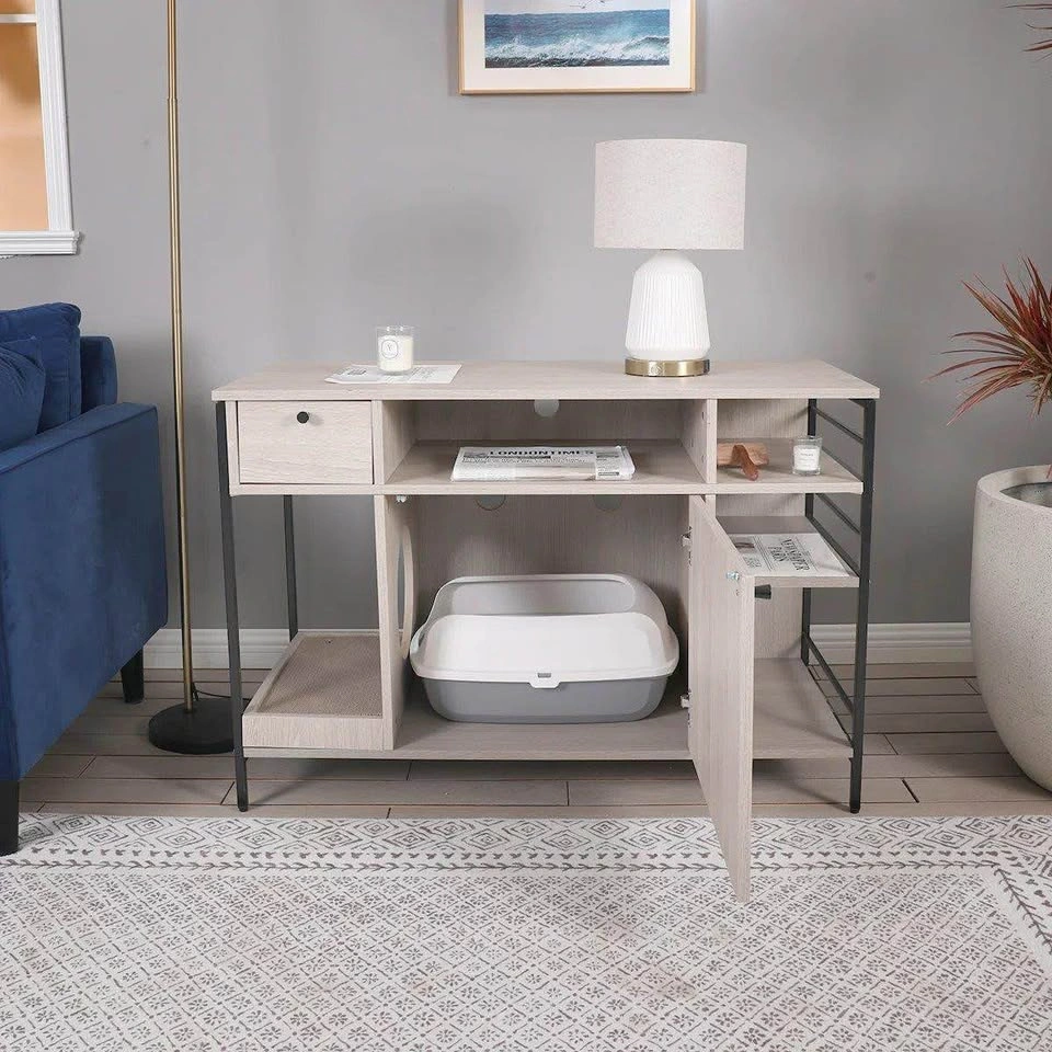 Cat litter box cabinet (original price: $254) - photo 2