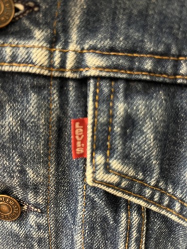 Vintage 80s Levi’s 70506-0217 Denim Trucker Jacket Size 40 - photo 5