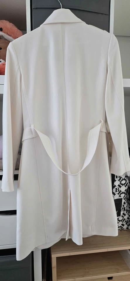 H&M Double-Breasted Trench Coat - Cream - photo 2
