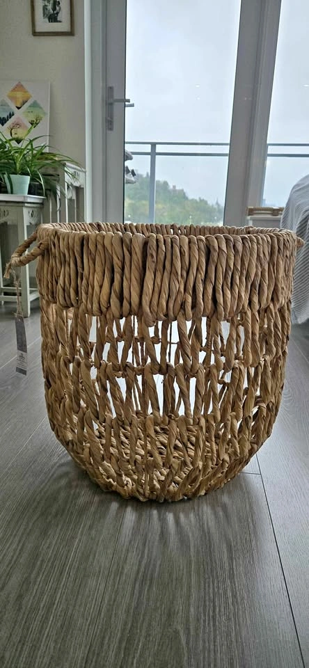 Handmade Woven Seagrass Basket from Vietnam