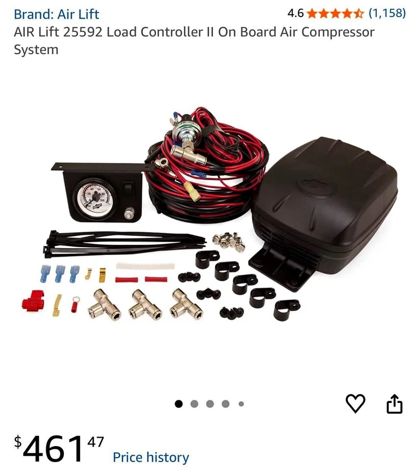 AIR LIFT 25592 Load Controller II On Board Air Compressor