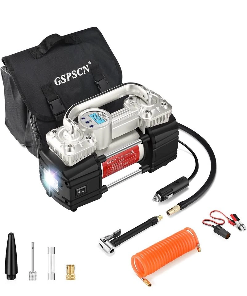 GSPSCN Tire Inflator 12V Portable Air Compressor 150PSI - photo 2