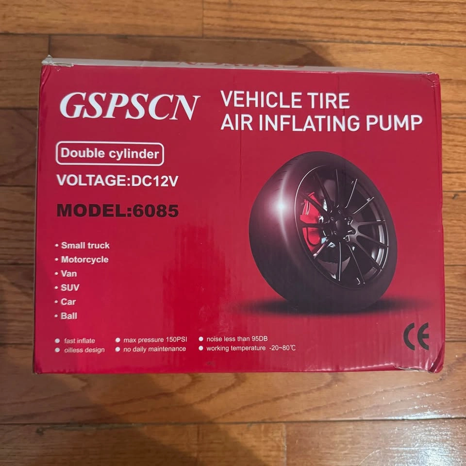 GSPSCN Tire Inflator 12V Portable Air Compressor 150PSI - photo 3
