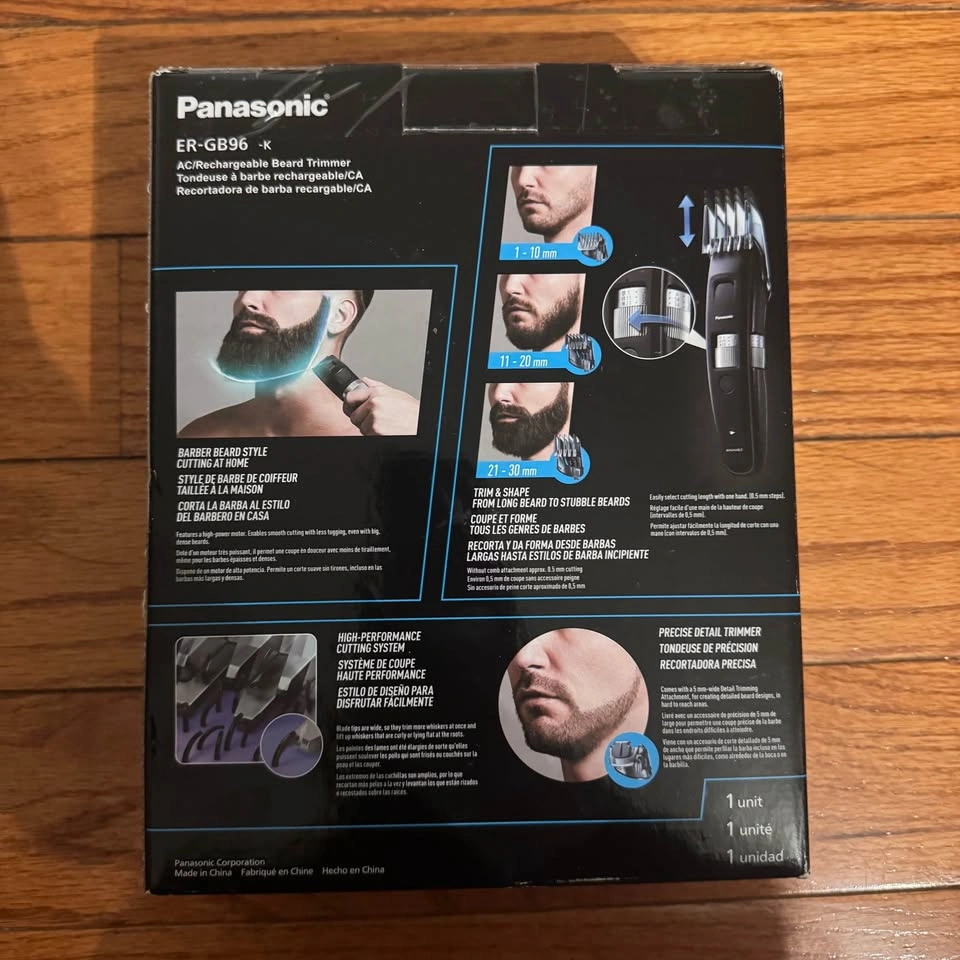 Panasonic ER-GB96-K Men's Barber Beard Styler For Full Beards - photo 4
