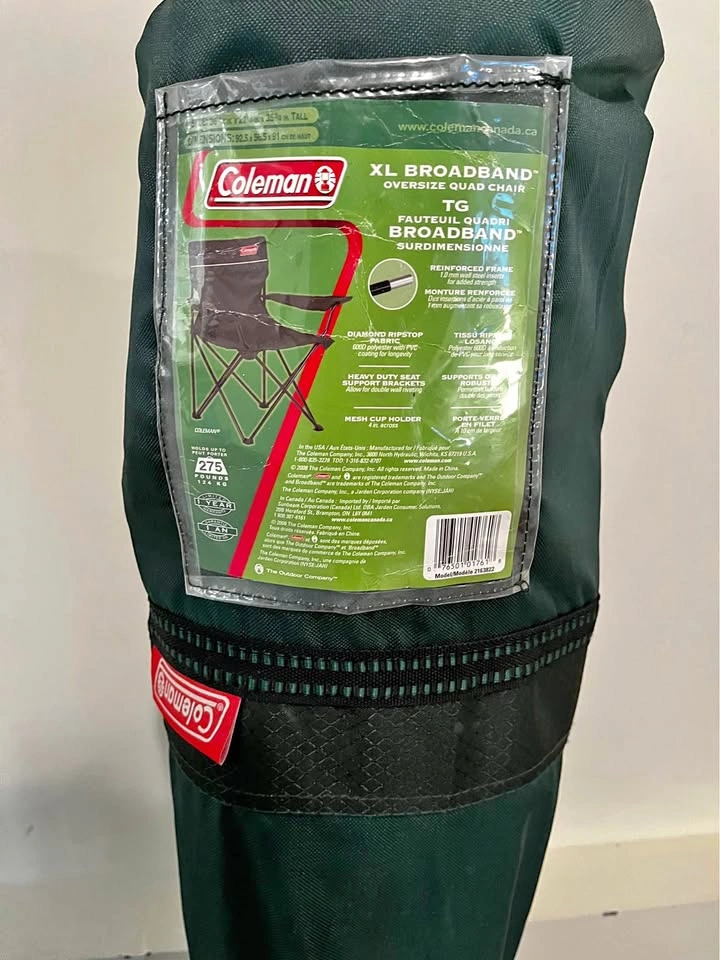 Coleman XL Broadband Oversize Quad Chair
