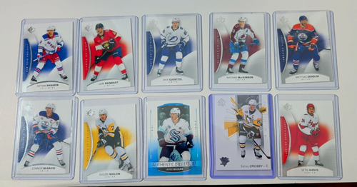 SP Hockey 10 Card Lot McDavid Crosby MacKinnon Malkin Panarin Mc