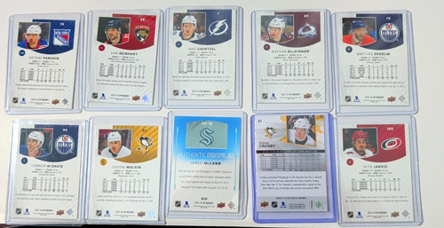 SP Hockey 10 Card Lot McDavid Crosby MacKinnon Malkin Panarin Mc - photo 2