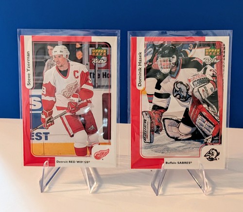 Steve Yzerman & Dominik Hasek 1999-00 Upper Deck McDonald's